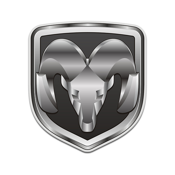 Dodge Ram Logo Sticker Decal - Rotten Remains