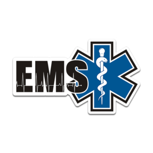 EMS Emergency Medical Services Sticker Decal Rotten Remains