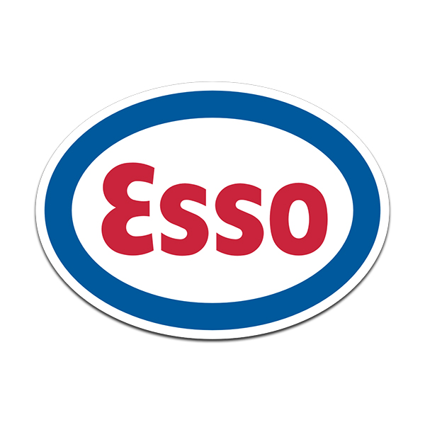 Esso Gasoline Sticker Decal Car Truck Rat Hot Rod Union Gas Rotten Remains