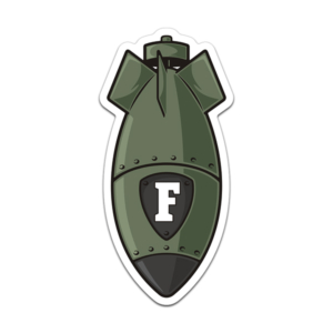 F Bomb Sticker V1