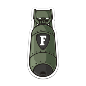 F Bomb Sticker V2