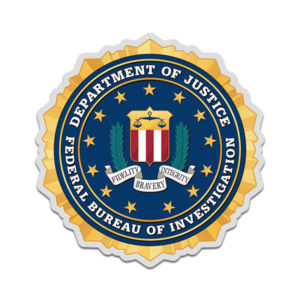 FBI Federal Bureau of Investigation Collectable Vinyl Sticker Decal Rotten Remains