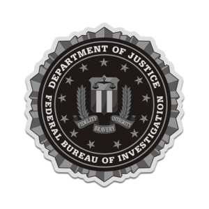 FBI Subdued Federal Bureau of Investigation Collectable Vinyl Sticker Decal Rotten Remains
