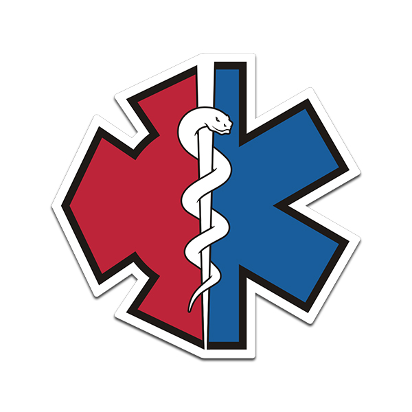 Firefighter Paramedic Sticker Decal First Responder Fire EMS Rescue EMT Split Rotten Remains