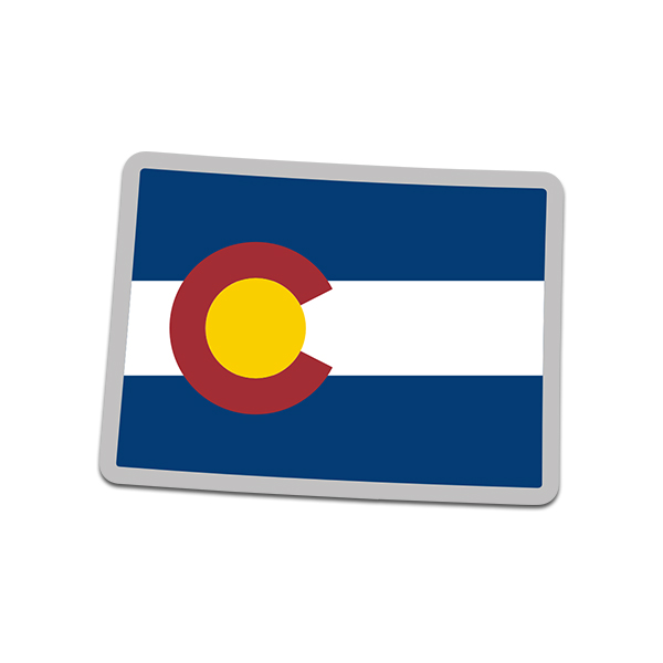 Colorado State Outline Decal Sticker 