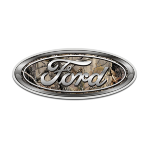 Ford Camo Oval Hunting Camouflage Sticker Decal Rotten Remains