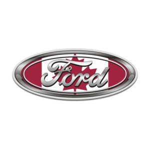 Ford Canada Flag Oval Canadian Sticker Decal Rotten Remains