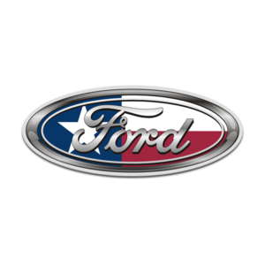 Ford Texas State Flag Oval TX Sticker Decal Rotten Remains