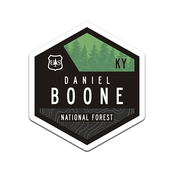 Daniel Boone National Forest Sticker Decal Kentucky KY USA V1 Rotten Remains