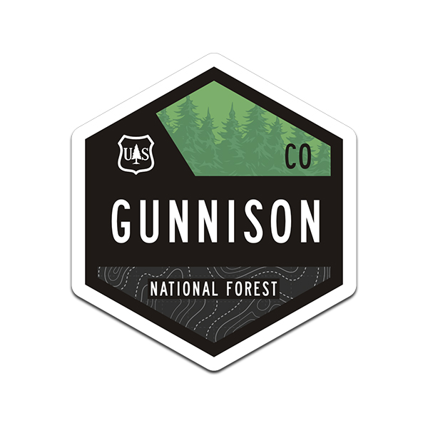 Gunnison National Forest Sticker Decal Colorado CO USA V1 Rotten Remains