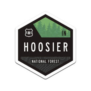 Hoosier National Forest Sticker Decal Indiana IN USA V1 Rotten Remains