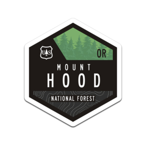 Mount Hood National Forest Sticker Decal Oregon OR USA V1 Rotten Remains