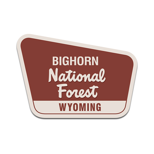 Bighorn National Forest Sticker Decal V2