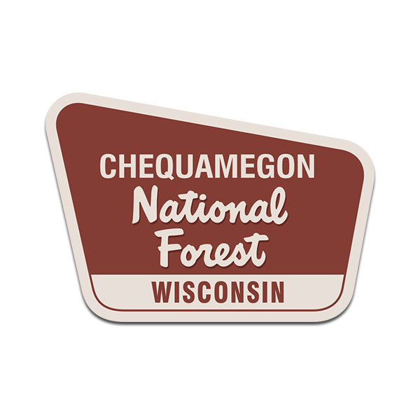 Chequamegon National Forest Sticker Decal V2