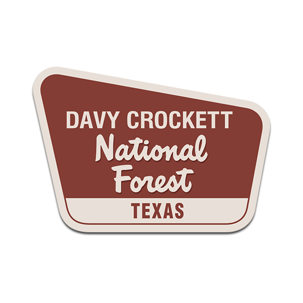 Davy Crockett National Forest Sticker Decal V2