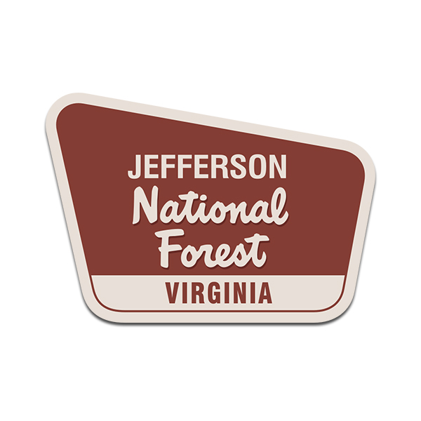 Jefferson National Forest Sticker Decal V2