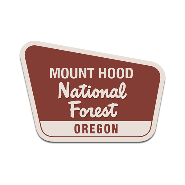 Mount Hood National Forest Sticker Decal Oregon OR Hiking Explore V2
