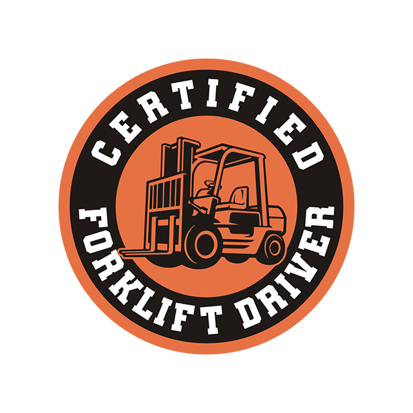 Forklift Driver Certified Sticker Decal Hard Hat Helmet Funny V1 Rotten Remains