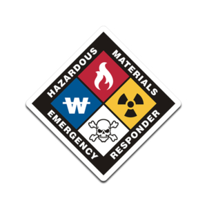 Haz-Mat Hazardous Materials Responder Sticker Decal