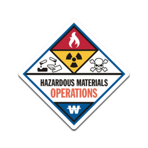 HAZ – MAT Operations Sticker Decal HazMat Firefighter V5