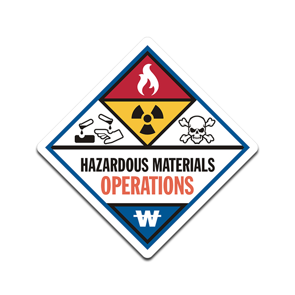 HAZ – MAT Operations Sticker Decal HazMat Firefighter V5