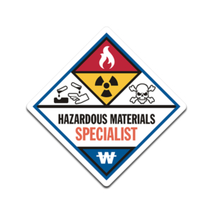 HAZ – MAT Specialist Sticker Decal HazMat Firefighter V3
