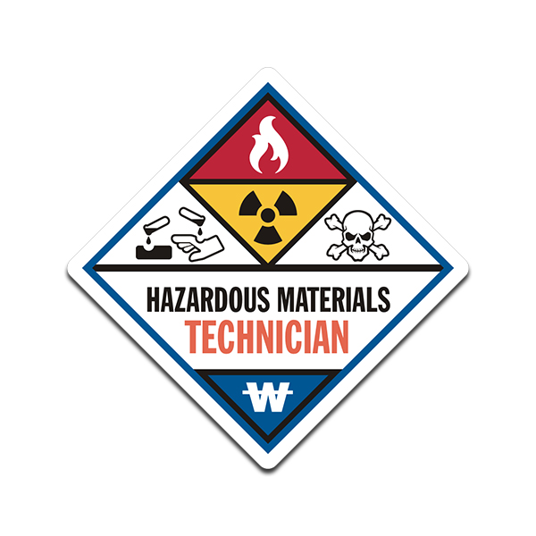 HAZ - MAT Technician Sticker Decal HazMat Firefighter V2