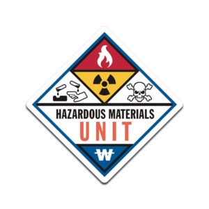HAZ – MAT Unit Sticker Decal HazMat Response Firefighter V4