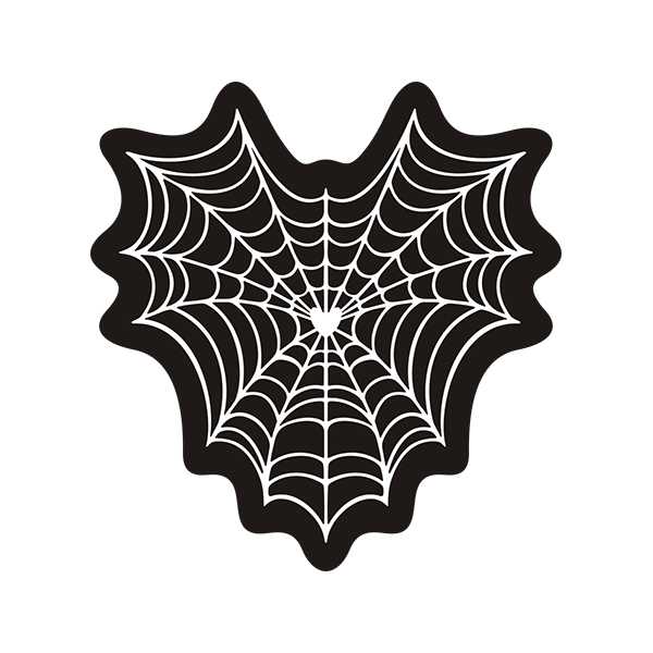 Heart Spider Web Sticker