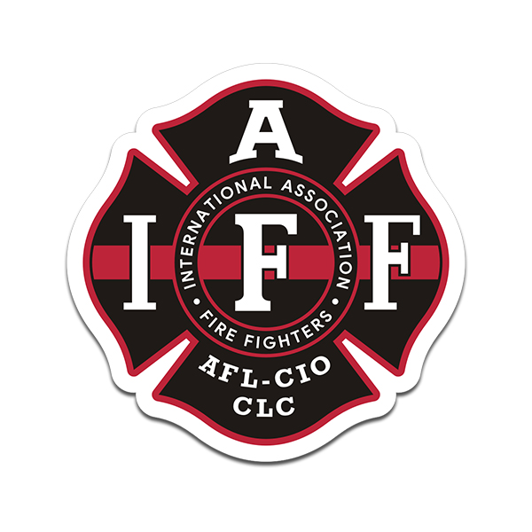 IAFF Thin Red Line Sticker