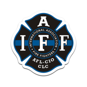 IAFF Thin Blue Line Sticker