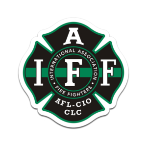 IAFF Thin Green Line Sticker