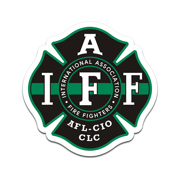 IAFF Thin Green Line Sticker