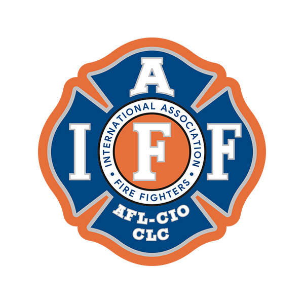 IAFF Orange Blue Sticker