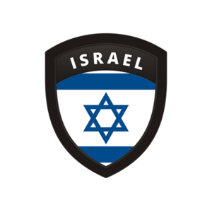 Israel Flag Vinyl Sticker Decal Israeli Hebrew Shield V2