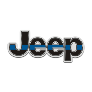Jeep Thin Blue Line Wrangler Rubicon Sticker Decal Rotten Remains