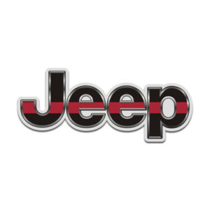 Jeep Thin Red Line Wrangler Rubicon Sticker Decal Rotten Remains