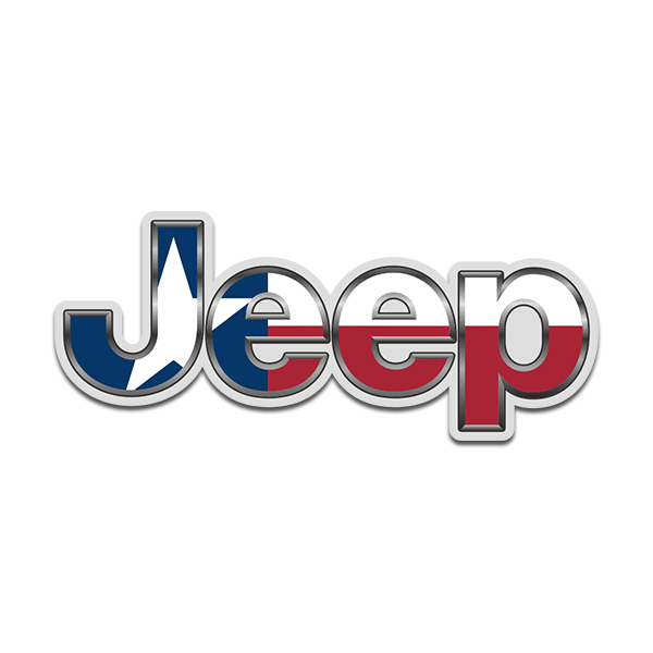 Jeep Texas State Flag Wrangler Rubicon TX Sticker Decal Rotten Remains
