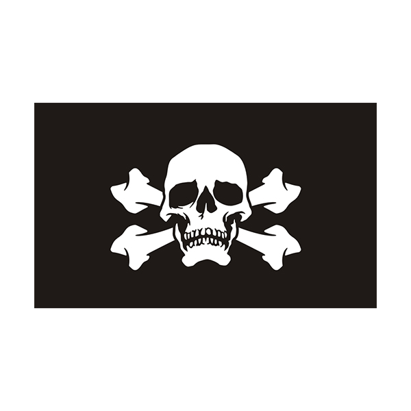 3 Sheets PIRATE Stickers! Jolly Roger Ship Treasure Chest Skull Crossbones