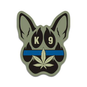 K9 Drug Detection Paw Sticker