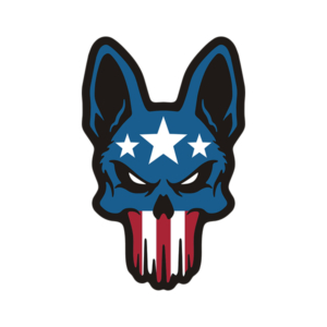 K9 USA Punisher Skull Sticker