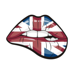 British Union Jack Flag Sexy Lips Great Britain Sticker Decal Rotten Remains