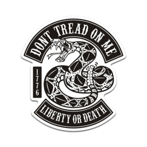 Don’t Tread On Me Sticker Decal 1776 Gadsden Liberty or Death V5