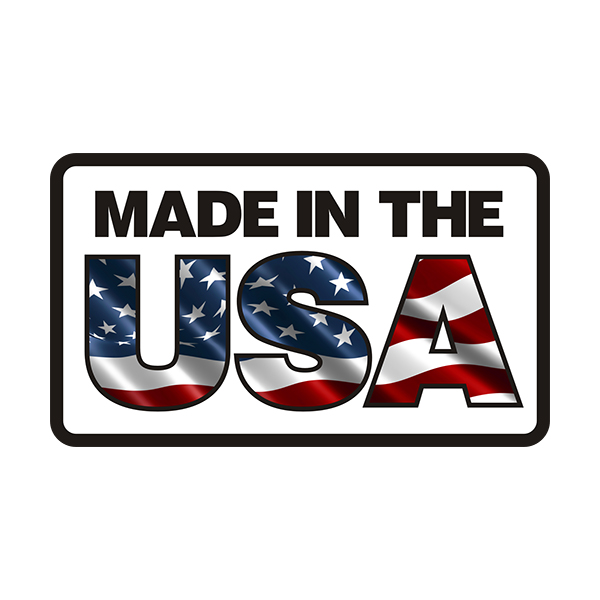 Made In The USA Decal US American Flag United States Vinyl Sticker Rotten Remains