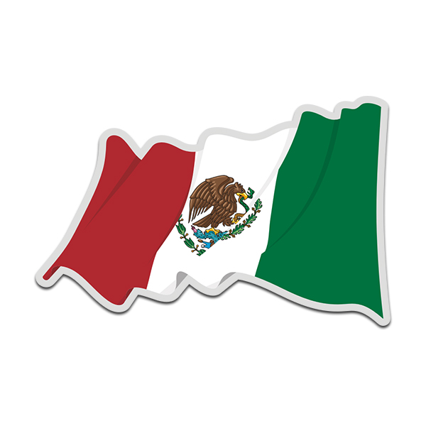 The Mexico Flag Sticker