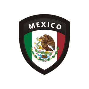 Mexico Flag Mexican Shield Badge Sticker Decal Rotten Remains