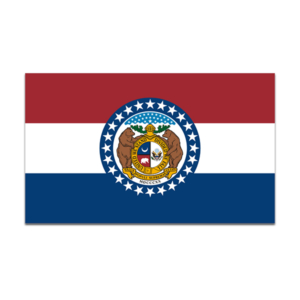 Missouri State Flag MO Vinyl Sticker Decal Rotten Remains