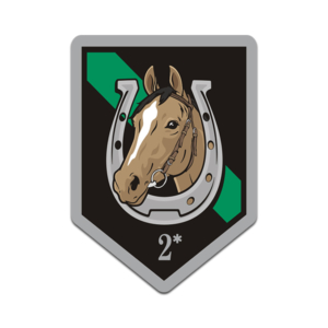 Mounted Patrol Unit Buckskin Horse Sticker Decal