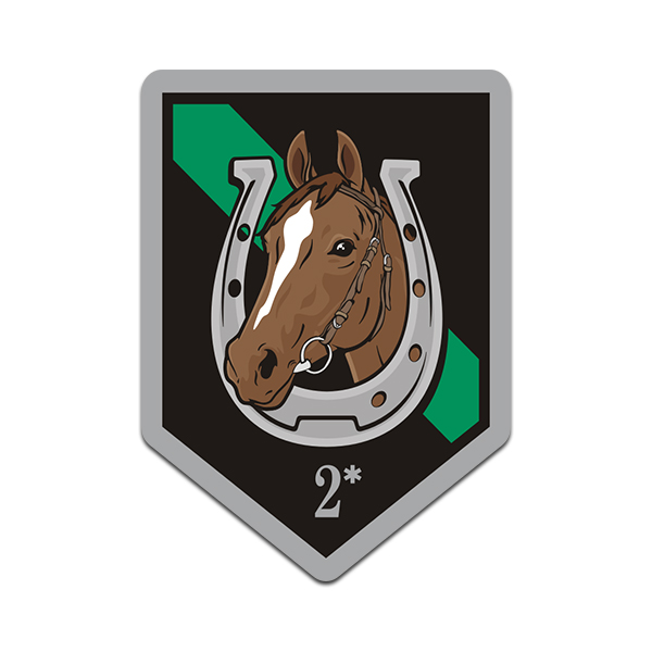 Mounted Patrol Unit Chestnut Horse Sticker Decal