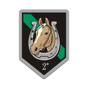 Mounted Patrol Unit Palomino Horse Sticker Decal